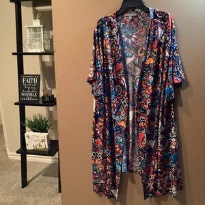 Jessica London Multicolored Cardigan/Kimono
